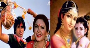 रुपेरी पडद्यावरची कृष्णगीते